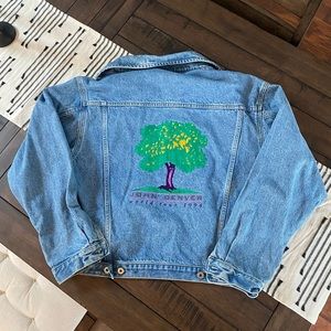 John Denver Rare 1994 World Tour Jean Jacket Size Medium